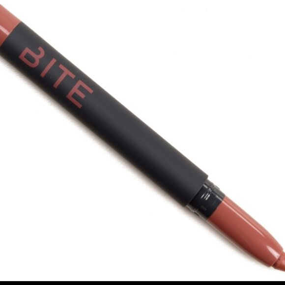 Bite Beauty Power Move Creamy Matte Lip Crayon Amaretto Full Size New Vegan - Picture 1 of 15